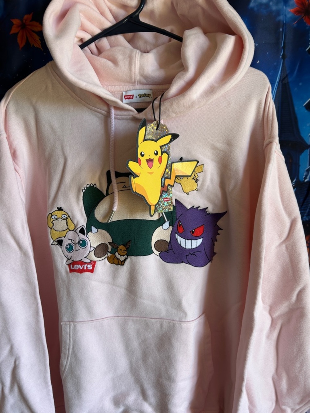 Pokémon X Levi’s Unisex Graphic Character Design Hoodie